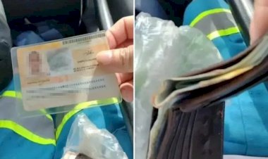 Gari encontra carteira de iraniano no lixo e procura dono: 'o que não é meu, não faz bem pra mim'