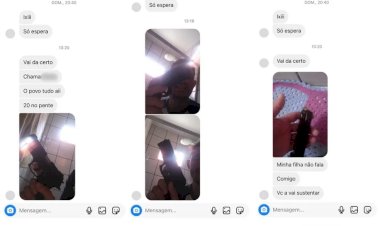 Em Goiás: Homem é preso suspeito de mandar fotos armado e ameaçar ex: 'Vou estourar sua cabeça'