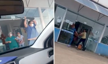Em Goiás: Médico e paciente se agridem com cadeiradas em unidade de saúde