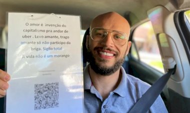 Motorista por app chama atenção de passageiros após oferecer serviço de ‘transporte de amante’ em Goiânia