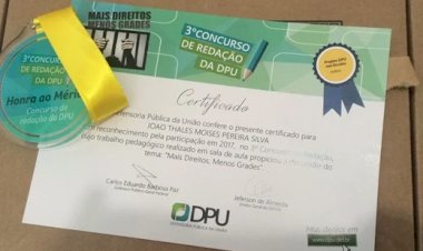 Custodiados de Ceres e Senador Canedo lideram ranking estadual de concurso de redação