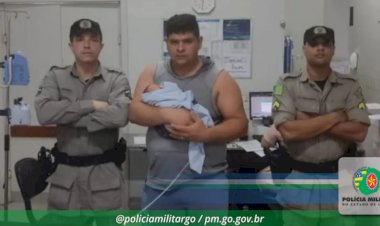 Policiais Militares salvam bebê engasgado em Anápolis