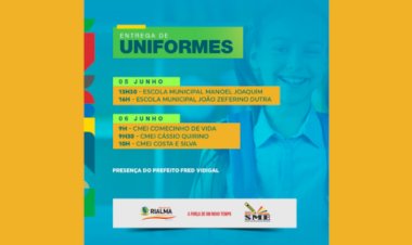 Prefeitura de Rialma começa a entrega de uniformes escolares aos alunos da rede municipal