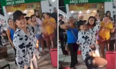 Maiara surpreende fãs ao cantar na Rodoviária de Goiânia