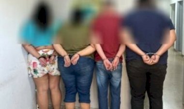 Família é presa suspeita de aplicar golpes em donos de supermercados de Goiás