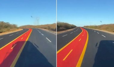 Ciclofaixa no meio de estrada no Piauí viraliza nas redes sociais: 'na lateral já não é respeitada'