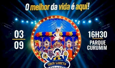 Circo Laheto é a atração para as crianças nos 70 Anos de Ceres