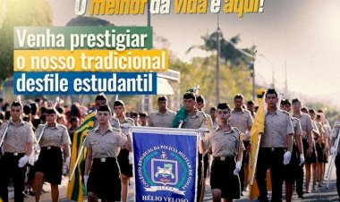 Tradicional Desfile Estudantil, nos 70 Anos de Ceres