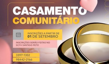 Prefeitura de Rialma abre inscrições para casamento comunitário serão a partir de 01 de setembro