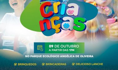 Prefeitura de Rialma convida todas as crianças para uma festa inesquecível no dia 09/10, segunda-feira
