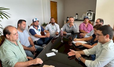 Prefeito de Ceres se reúne com presidente da Emater e sua equipe para discutir plano de fortalecimento da agricultura no município