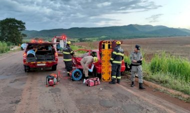 Acidente deixa criança ferida em Goianésia