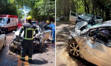 Criança morre e outras cinco pessoas ficam feridas em acidente na GO-154, em Carmo do Rio Verde