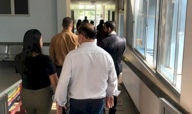 Prefeito Edmario acompanha comitiva do MEC para avaliar implantação do curso de Medicina em Ceres