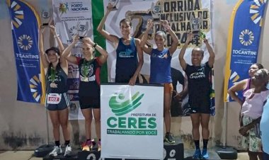 Maratonista Juliana Silva de Ceres conquista o primeiro lugar na Maratona em Porto Nacional -TO de 6 Km