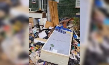 Centro de Porto Alegre é tomado por montanhas de lixo e entulho após água baixar