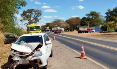 Homem é preso por dirigir embriagado e causar acidente na BR-153, em Nova Glória