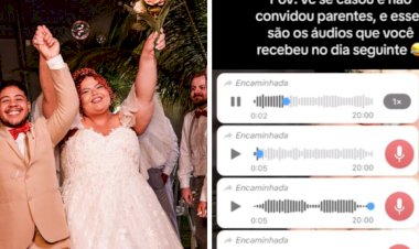 Casamento em Goiânia viraliza após áudios de parentes revoltados circularem nas redes sociais