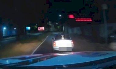 Em Goiás: Motorista bêbado atropela policial em fuga de abordagem; veja perseguição