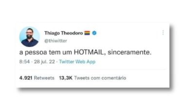 Hotmail lidera lista de assuntos mais comentados da internet; saiba o motivo