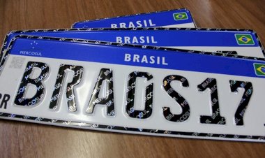 Congresso avalia recolocar município e Estado nas placas de carro