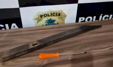 Homem é preso por agredir e ameaçar mãe e irmã com chave de fenda em Orizona