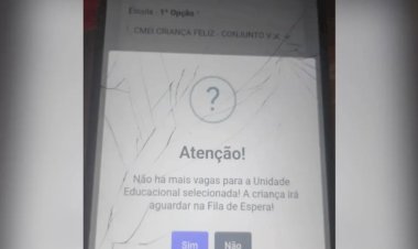 Mães relatam falhas no sistema de matrícula e filhos ficam sem vagas em CMEIs de Goiânia