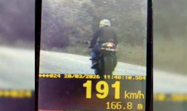 Motociclista é flagrado a quase 200 km/h em moto de luxo na BR-060 em Goiás