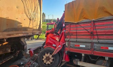PRF confirma duas mortes em acidente na BR-153, em Aparecida