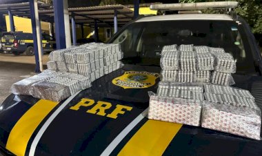Cerca 45 mil comprimidos de rebite são apreendidos na BR-153, em Porangatu