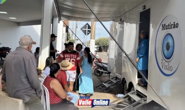 Uruana realiza Mutirão da Visão com atendimento oftalmológico gratuito à população