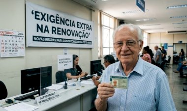 Nova regra do Detran obriga motorista acima de 60 anos a cumprir exigência extra na renovação da CNH a partir deste mês