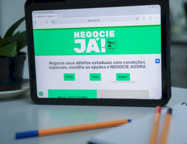 Contribuintes ganham tempo para negociar dívida de ICMS, IPVA e ITCD em Goiás