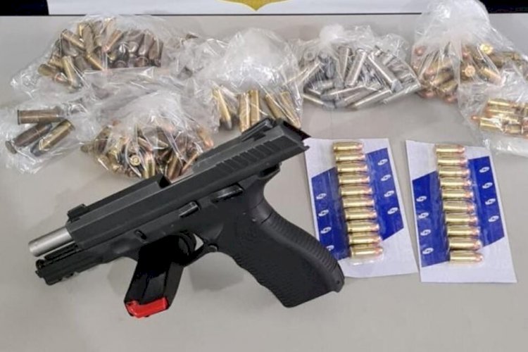 Em Goiás: Suspeito de ameaça é preso com arma furtada de policial civil