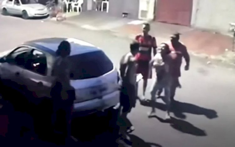 Em Goiás: Vizinho filmado ao matar a tiros mãe que defendia o filho não tem porte de arma, diz polícia