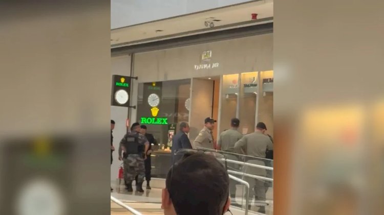 Loja de relógios de luxo no Flamboyant é alvo de golpe do assalto
