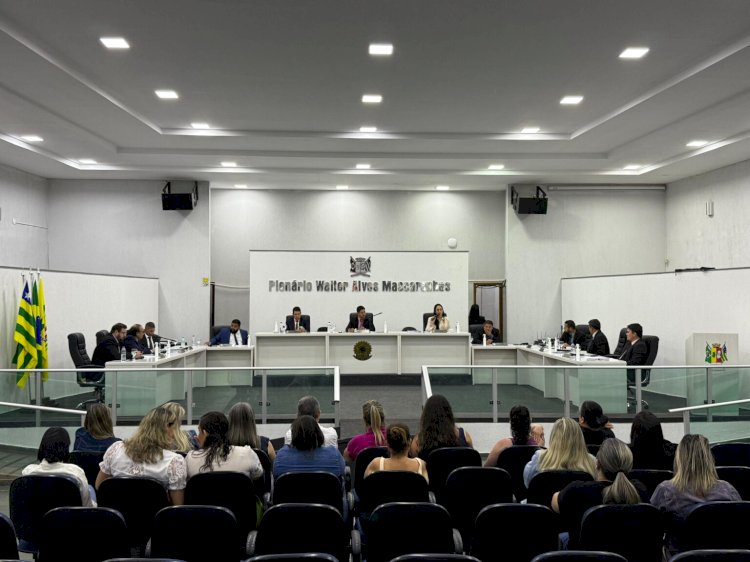 Câmara Municipal de Ceres realiza a 1ª Sessão Ordinária do mês de junho de 2025