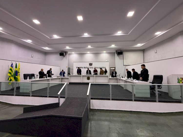 Câmara Municipal de Ceres realiza a 3ª Sessão Ordinária do mês de junho de 2025