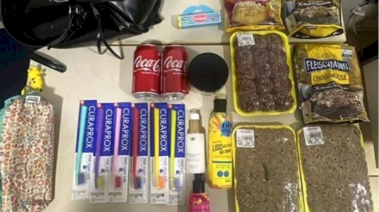 Mulher presa por furtar supermercado de Jataí diz à PM que tem problemas psiquiátricos