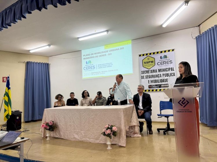 Prefeitura de Ceres realiza audiência pública para elaboração do Plano de Mobilidade Urbana
