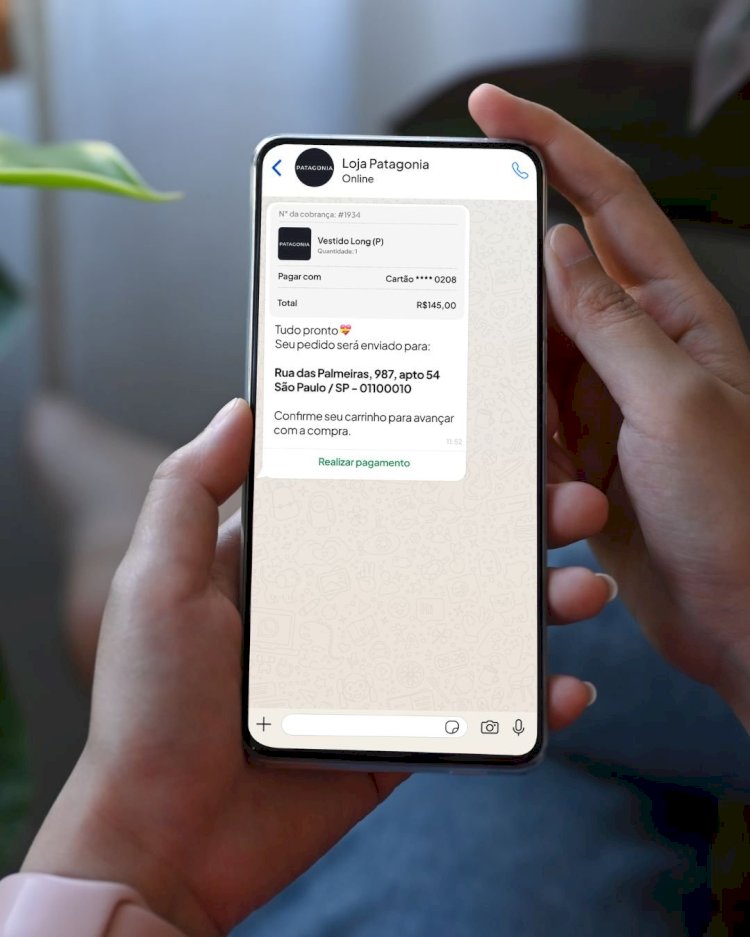Nuvemshop é a primeira plataforma de e-commerce do mundo que permite pagar sem sair do WhatsApp