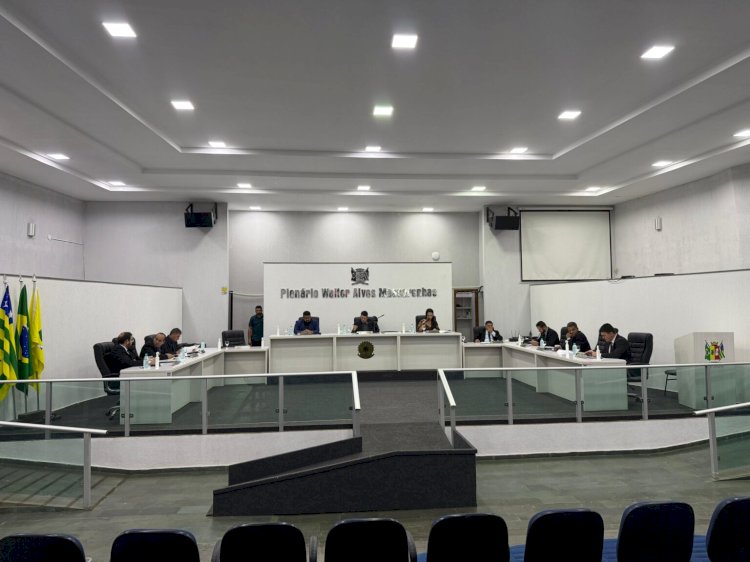 Câmara Municipal de Ceres realiza a 4ª Sessão Ordinária do mês de setembro de 2025