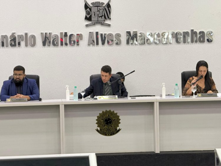 Câmara Municipal de Ceres realiza a 2ª Sessão Ordinária do mês de outubro de 2025