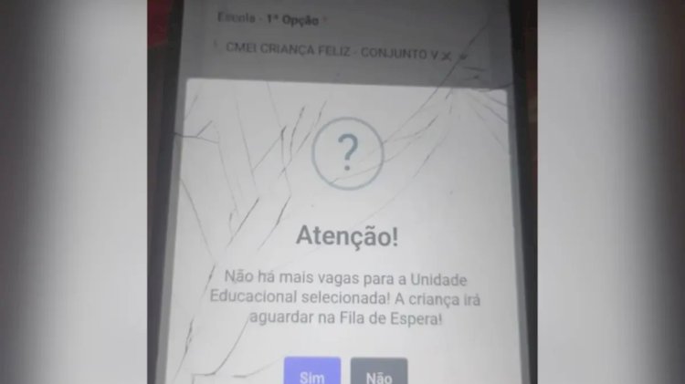 Mães relatam falhas no sistema de matrícula e filhos ficam sem vagas em CMEIs de Goiânia