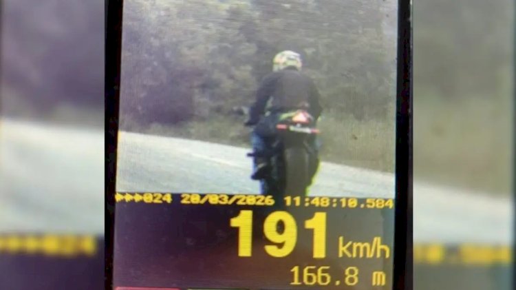 Motociclista é flagrado a quase 200 km/h em moto de luxo na BR-060 em Goiás