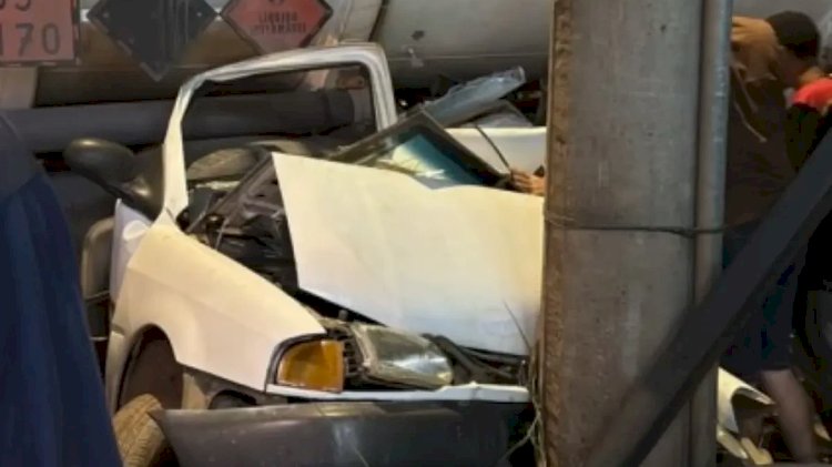Motorista morre após colisão com carreta no Anel Viário; veja o que aconteceu