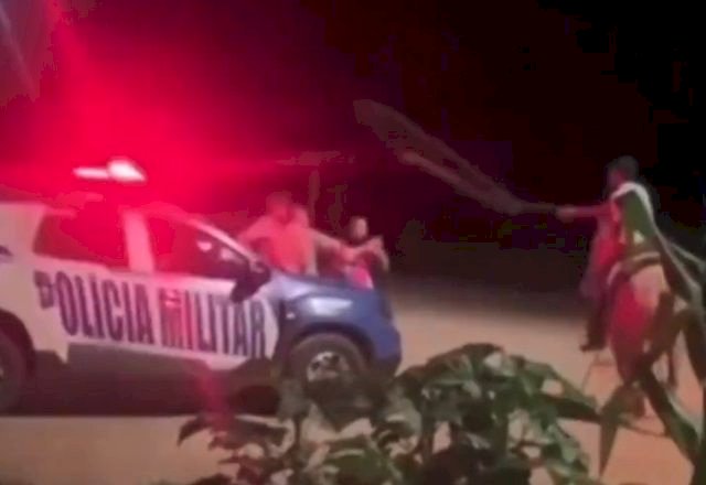 Embriagado, homem tenta ''laçar'' policial durante abordagem em Goiás e acaba preso