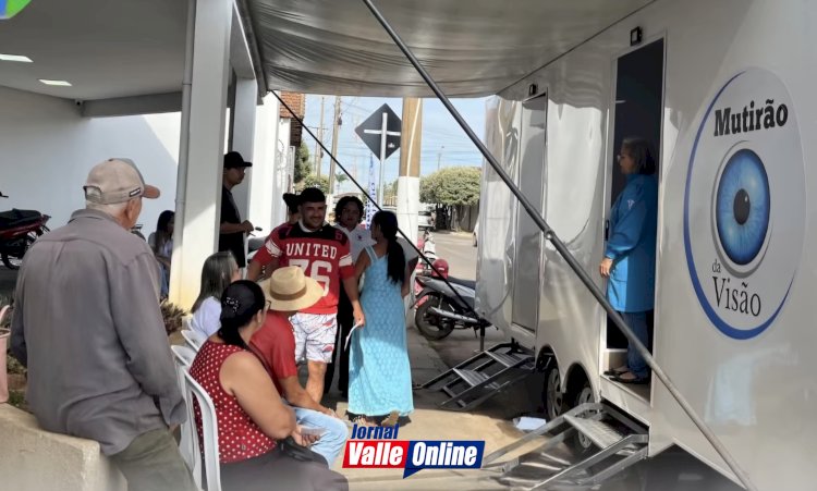 Uruana realiza Mutirão da Visão com atendimento oftalmológico gratuito à população