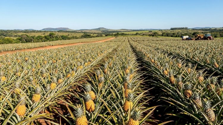 Jaraguá produz quase 70(%) do abacaxi de Goiás e consolida o Estado como polo da fruta no Centro-Oeste